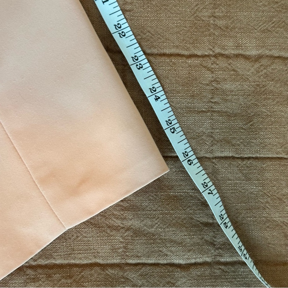 Blush Peach Single-Button Notch Lapel Blazer - Picture 15 of 16